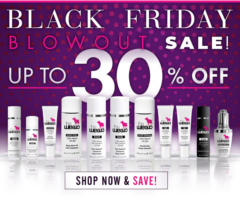 theCream.com Black Friday Banners