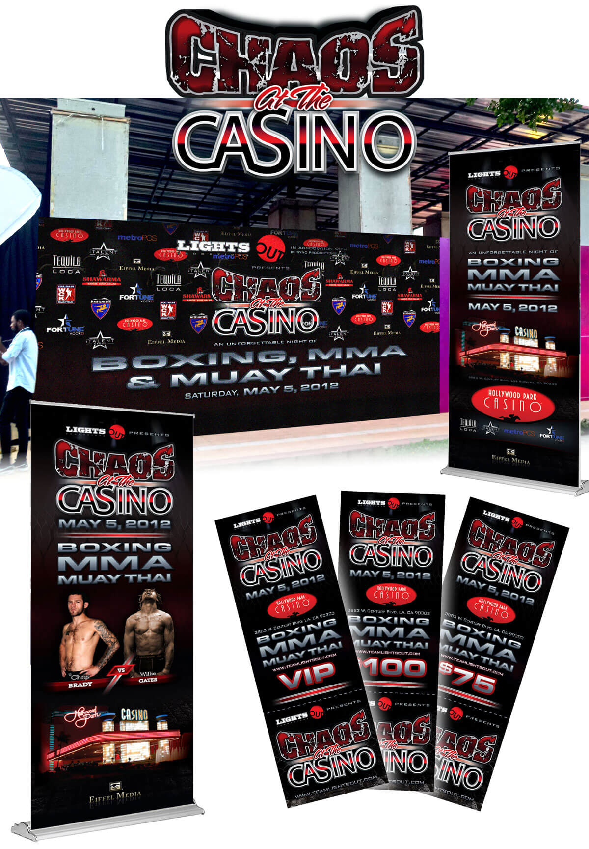 Corporate Branding for <b>CHAOS At The Casino</b>