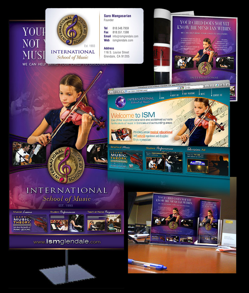 Corporate Branding for <b>International School of Music</b>