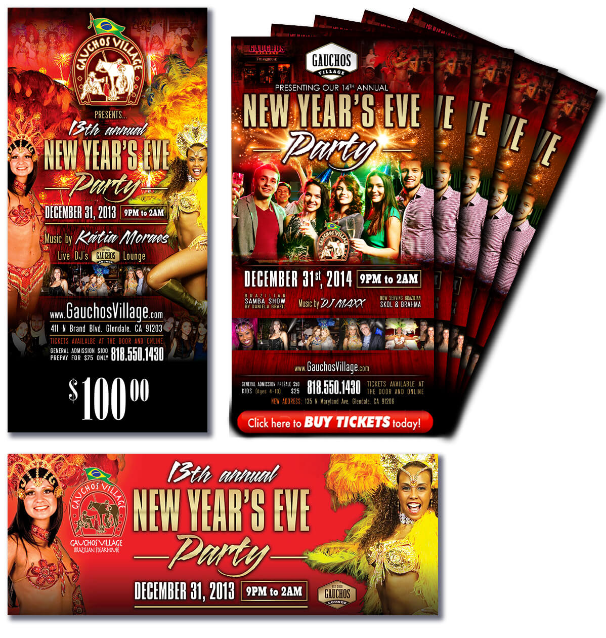 Event Promotional Posters - Gaucho's Village