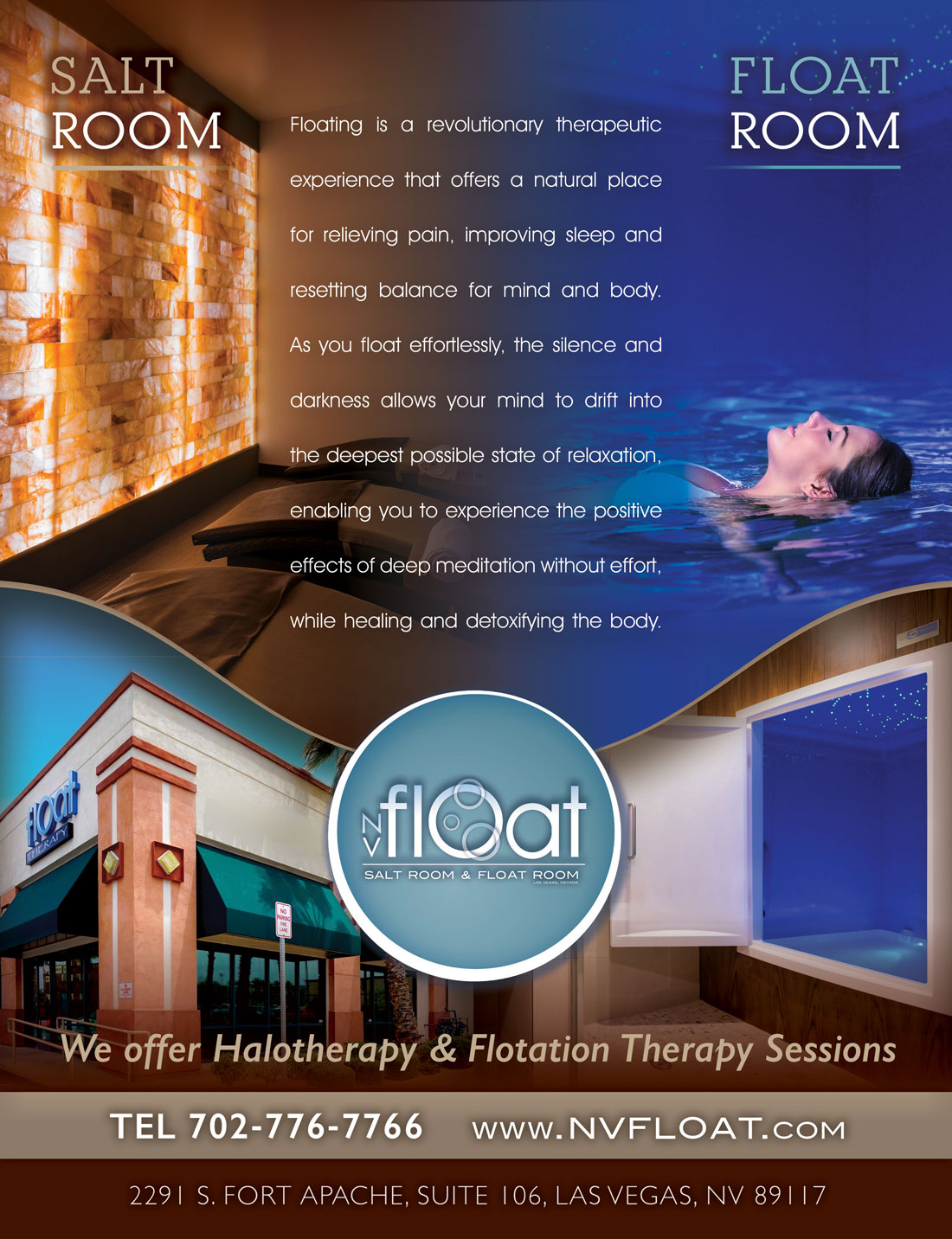 Full page Ad for NVFloat.com