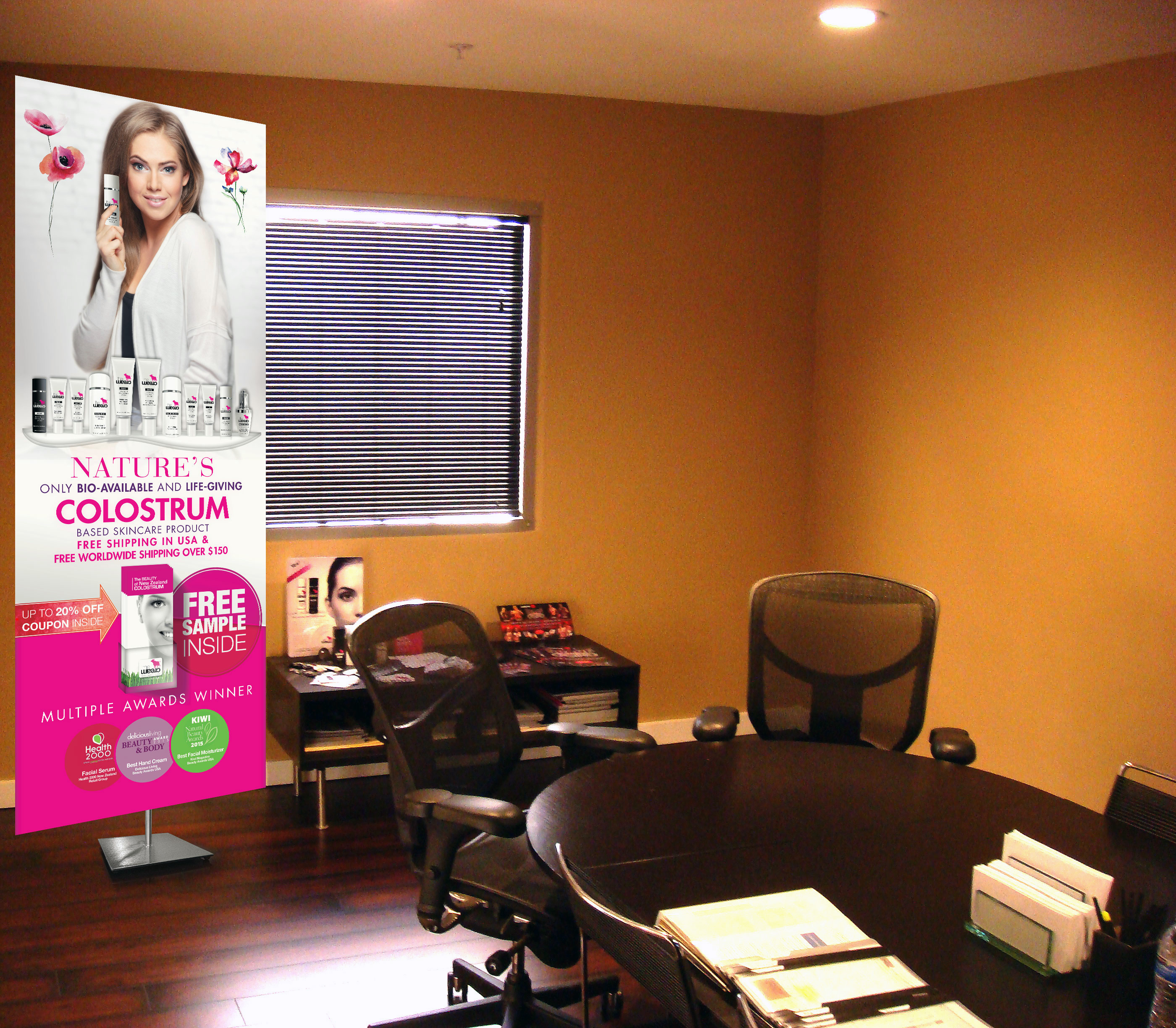 theCream.com Banner Stand